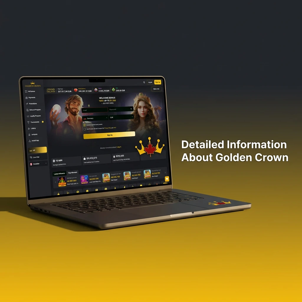Golden Crown secure sports betting and casino platform, featuring mobile apps and fast payouts for Canadian players.