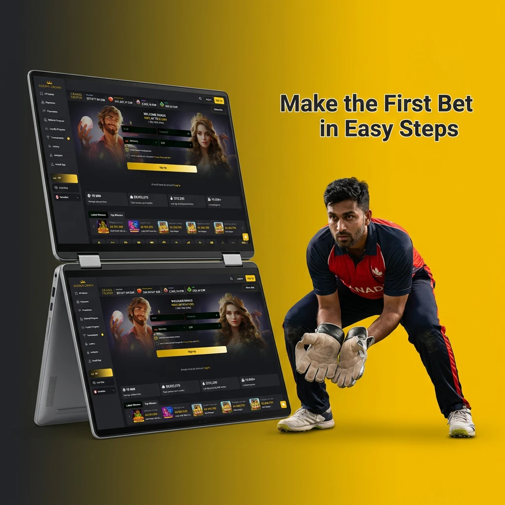 5-step guide to placing your first sports bet on Golden Crown, from selecting a match to confirming your stake.