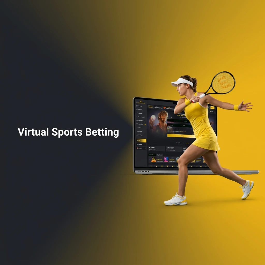 Computer-simulated virtual sports betting matches like soccer, horse racing, and tennis on Golden Crown.