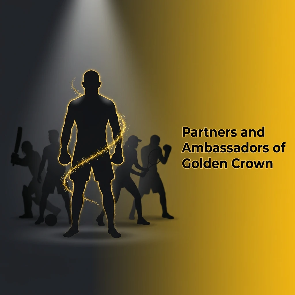 Logos of Golden Crown partners and ambassadors, including Microgaming, Evolution Gaming, and Pragmatic Play.